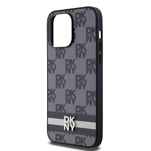 Dkny Dkhcp14Xpcptssk Iphone 14 Pro Max6.7 Czarny/Black Hardcase Leather Checkered Mono Pattern & Printed Stripes