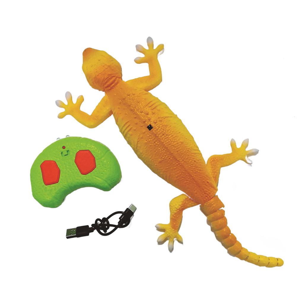 Realistic Biomimetic RC Wall Climbing Lizard Robot Toy, Remote Control Gecko that Climbs Glass & Smooth Walls Children Gifts