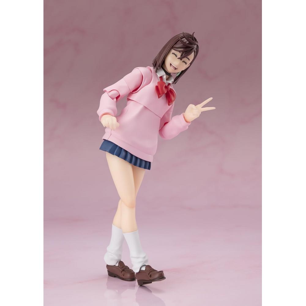 Bandai SPIRITS SHFiguarts Dandadan Momo примерно 140 мм, окрашенная подвижная фигурка из ПВХ и АБС