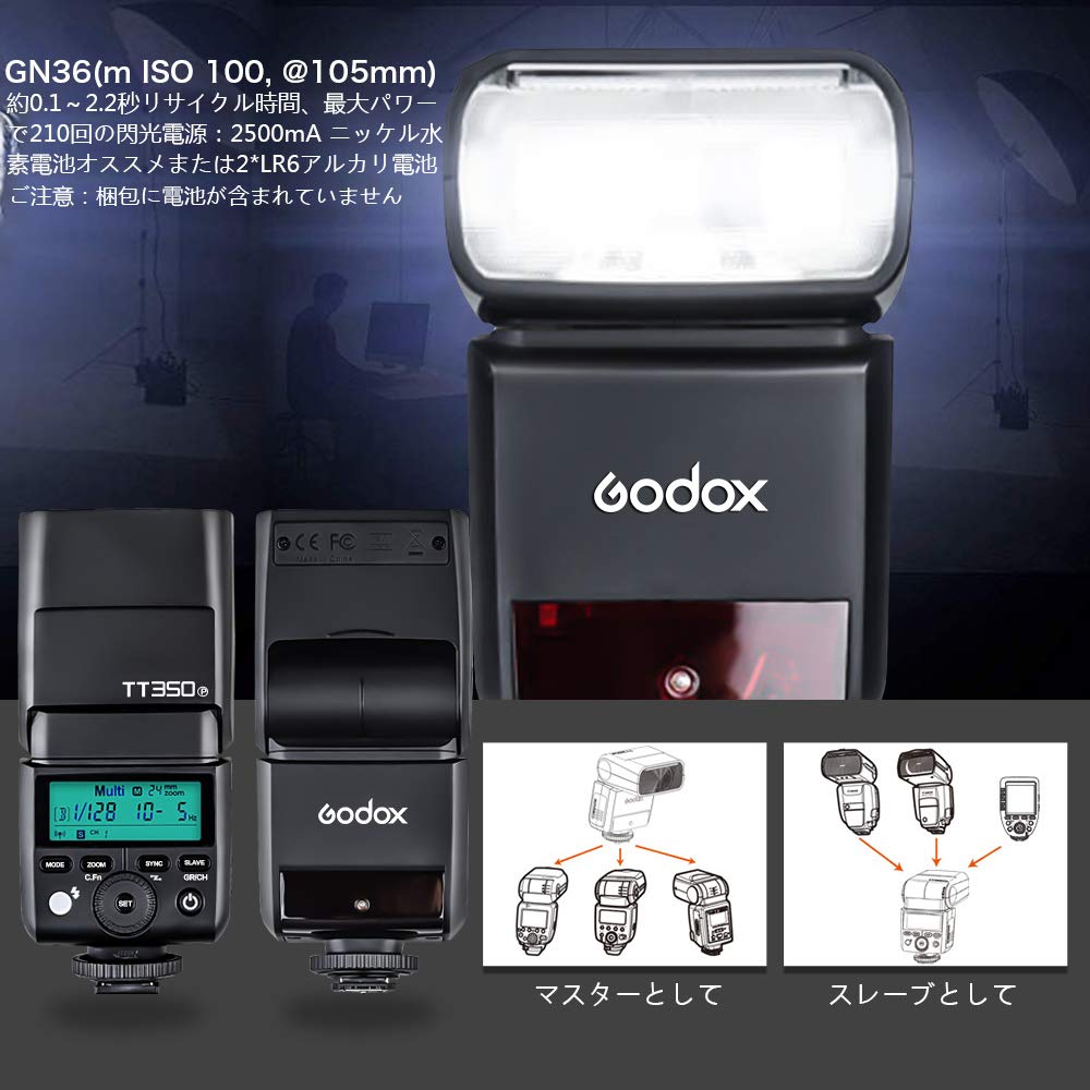 GODOX TT350N Strobe для Nikon TTL High Speed Sync GN36 D800 D700 D7100 D5200 D5100 D5000 D300 D300D Nikon SLR Camera Совместимая мини-вспышка