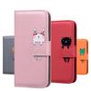 Простой Чехол Для Телефона С Рисунком Животного Кошка Чехол Для Case Huawei P9 P10 P20 2018 P30 P40 Mate 20 Lite Pro Кожаный Кошелек Capa D22G