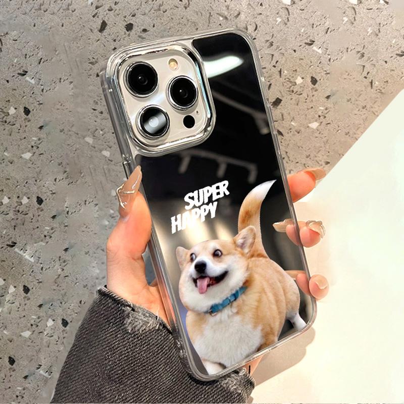 Mobile Phone Cases for iPhone 11 13 XR 15 Pro Max 12 14 Pro Max Case iPhone 16 XS Max Mirror Protective Case Mirror Exquisite Cartoon Waterproof