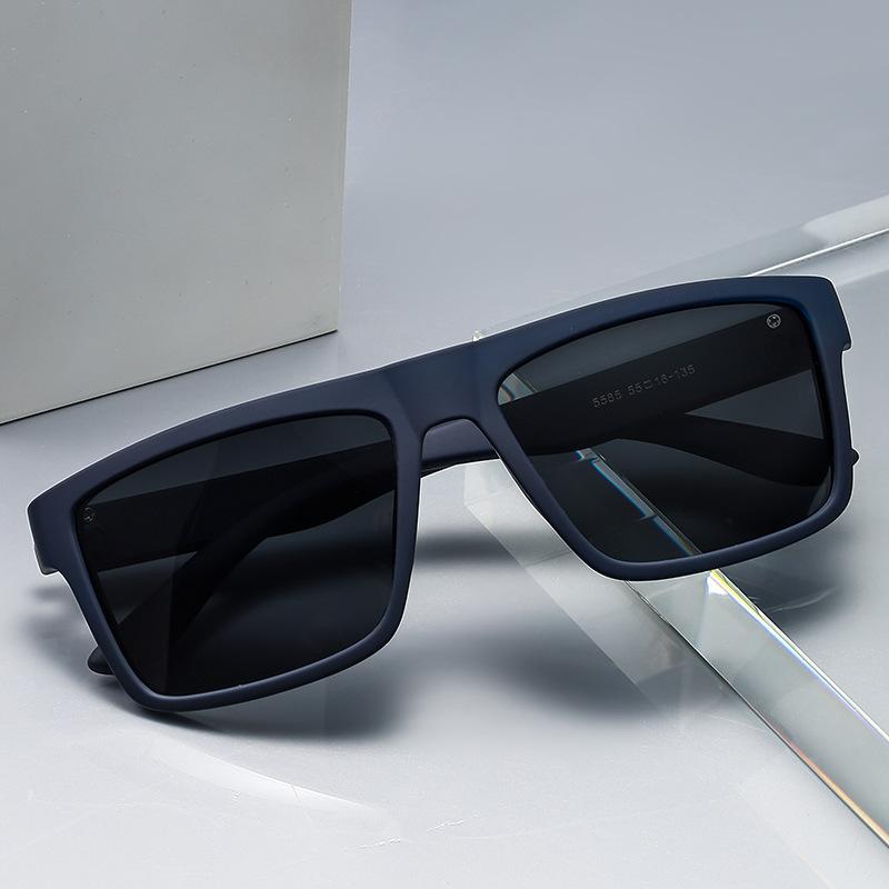 Модные мужские квадратные поляризованные солнцезащитные очки для вождения, спортивные винтажные женские солнцезащитные очки в стиле ретро UV400