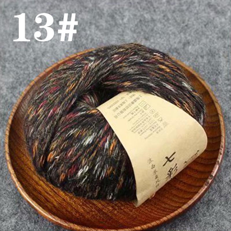 1 шар для вязания крючком, 50 г, красочная альпака, бархат, шерсть, кашемировая пряжа, свитер, шарф, нитки, мода, сделай сам