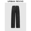 UR Men's Retro Cotton Denim Wide-Leg Pants