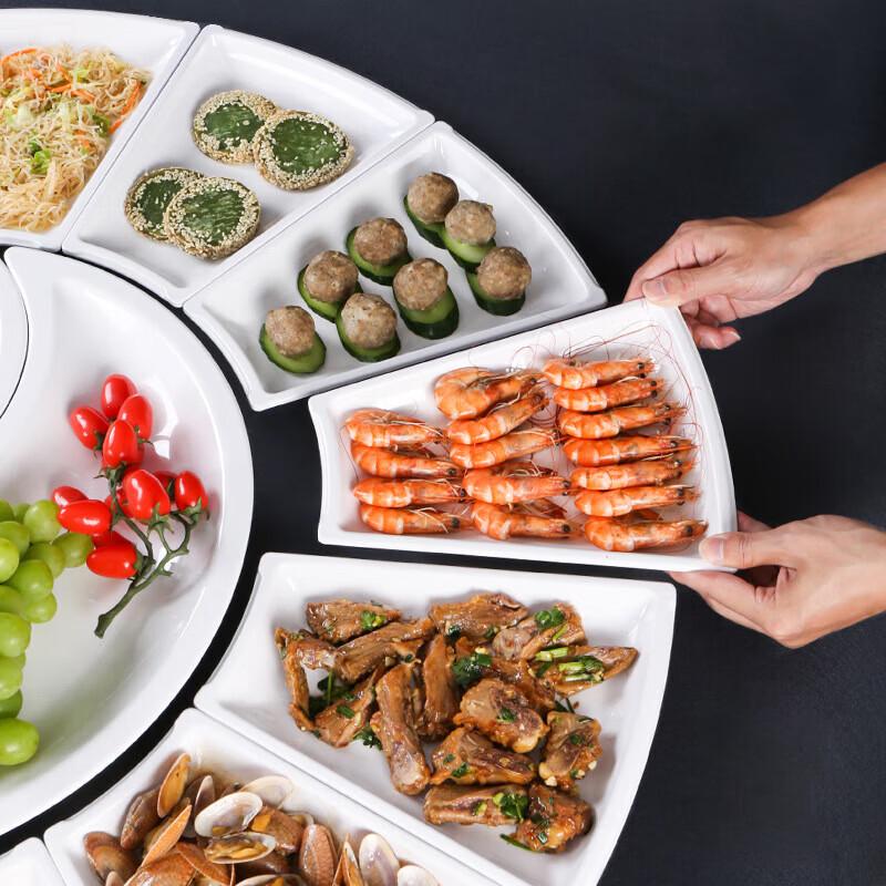 Chinese Style Melamine Segmented Platter