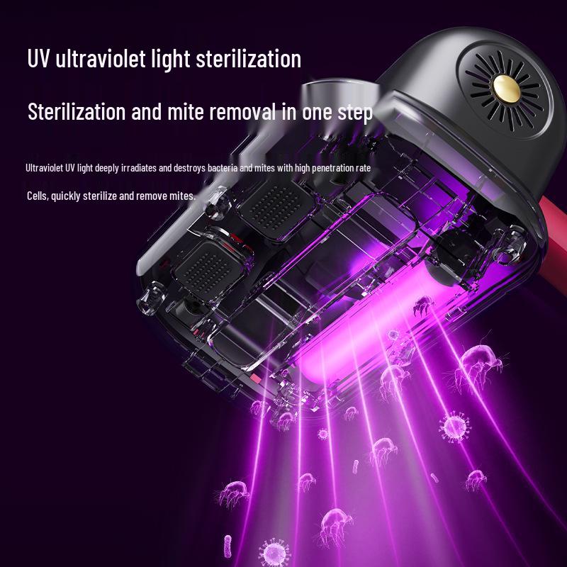 Беспроводной УФ-пылесос для удаления клещей и пыли с кровати