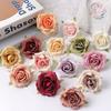 3/5Pcs Rose Artificial Flowers Heads 7cm Silk Fake Flowers for Home Decor Wedding Brides Decortion DIY Craft Gift Accessories