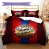 FC Bayern Munchen Pattern Bedding,Quilt Set Quilt Cover Pillowcase Home Birthday Gift(1 * duvet cover + 2 * pillowcase, without core)