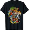 Skull Jaguar Warrior Aztec Mask Ancient Mayan Mythology Unisex T-Shirt