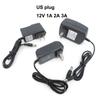 12V 1A 2A 3A US Plug AC 110V 220V To DC Power Supply Charger 1000ma 2000ma 3000ma Lighting Transformer Power Adapter 5.5mm