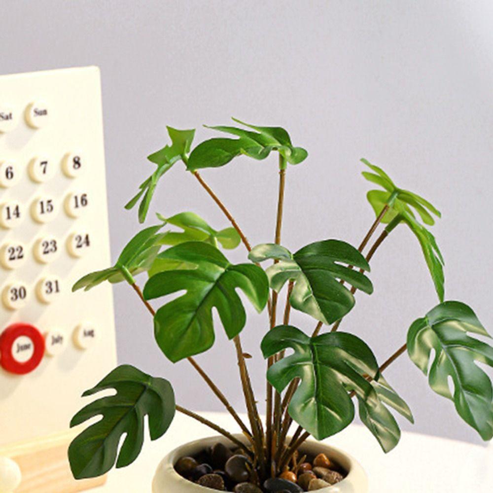 Элегантные Искусственные Растения Бонсай Вечнозеленые Искусственные Листья Папоротника Дом Сад