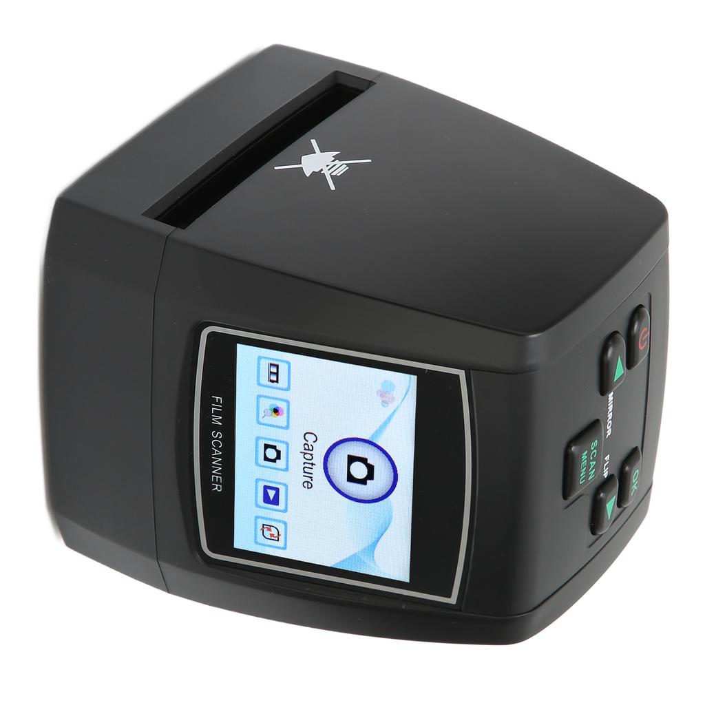 Сканер пленки цифровой 2,4-дюймовый цветной ЖК-экран портативный сканер изображений для черно-белого цвета