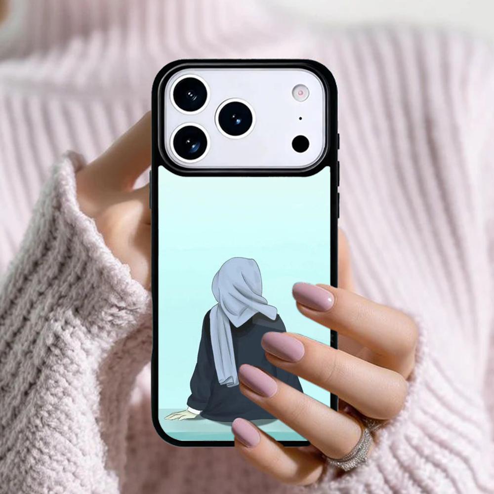 Королева никаба Исламская мусульманка Чехол для телефона Для Apple iPhone 17 Air 16E 15 14 Plus 13 12 11 Pro Max Mini Funda Чехол