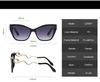 3 Pack Fashion Cat Eye Sunglasses Women Large Frame Stylish Gradient Outdoor Shades Eyewear Punk Unisex Shades UV400 Sunglasses