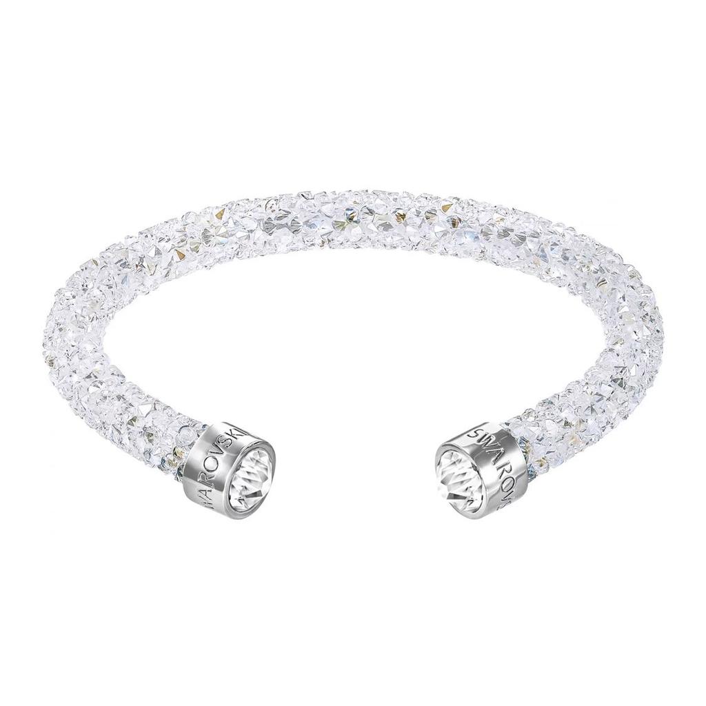 Swarovski Белый Хрусталь Одиночное Кольцо Мягкий Браслет Женские браслеты 5255899