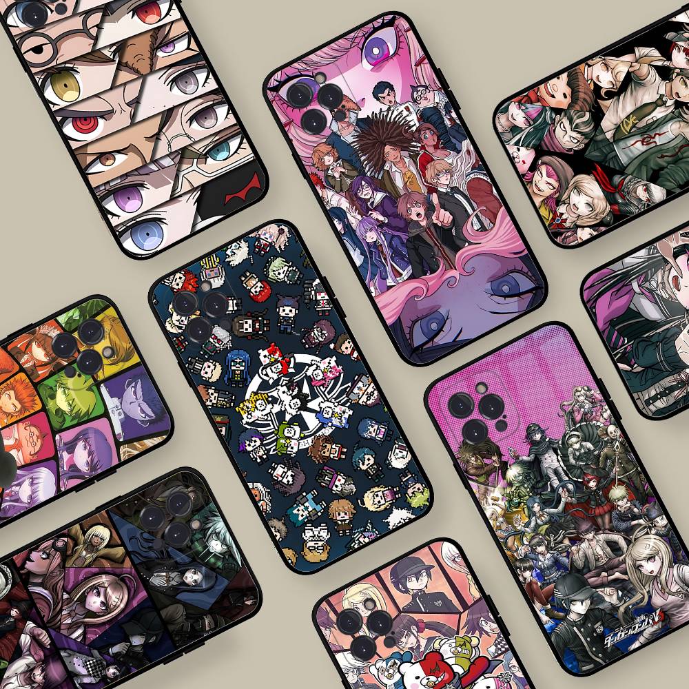 Anime Game D_DanganRonpaS Phone Case For IPhone 14 Plus 13 Mini 11 16 15 17 Pro Max Protection Shockproof