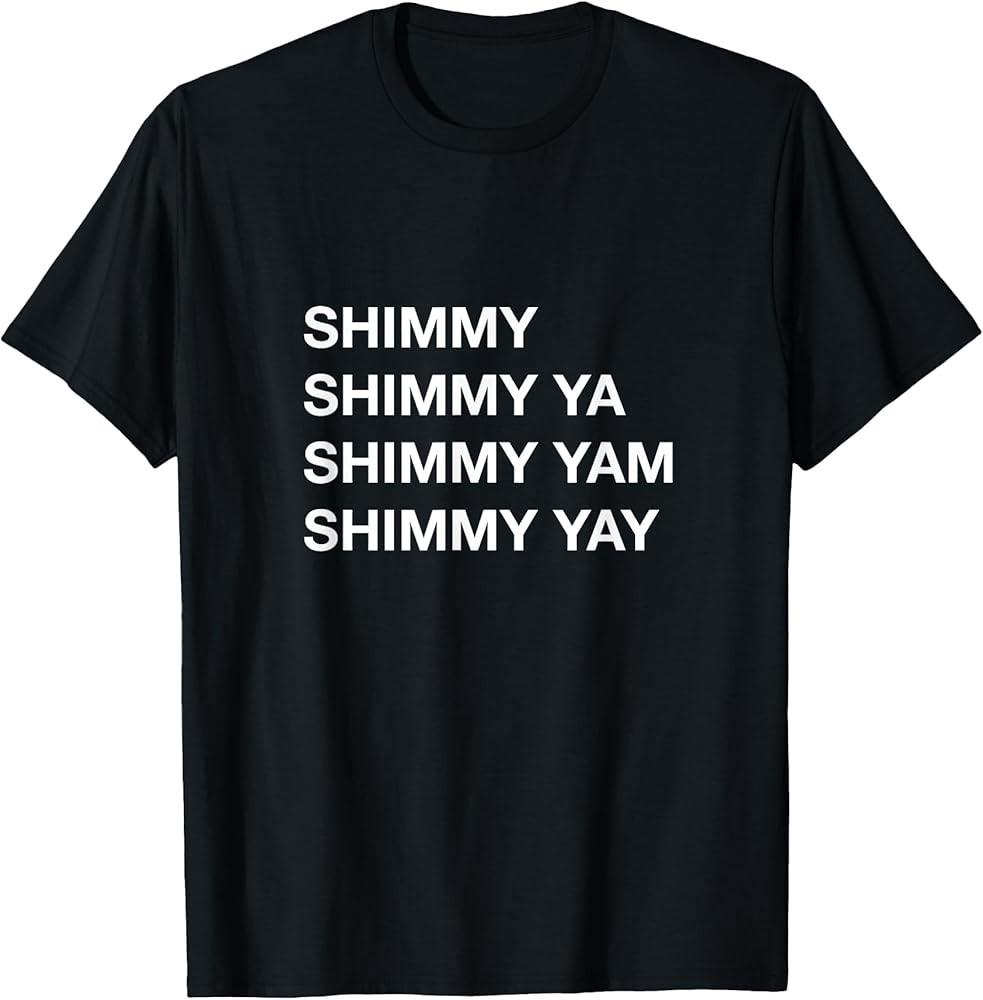 Shimmy shimmy Hiphop TShirt Oldschool Rap Tee Music TShirt Unisex T-Shirt