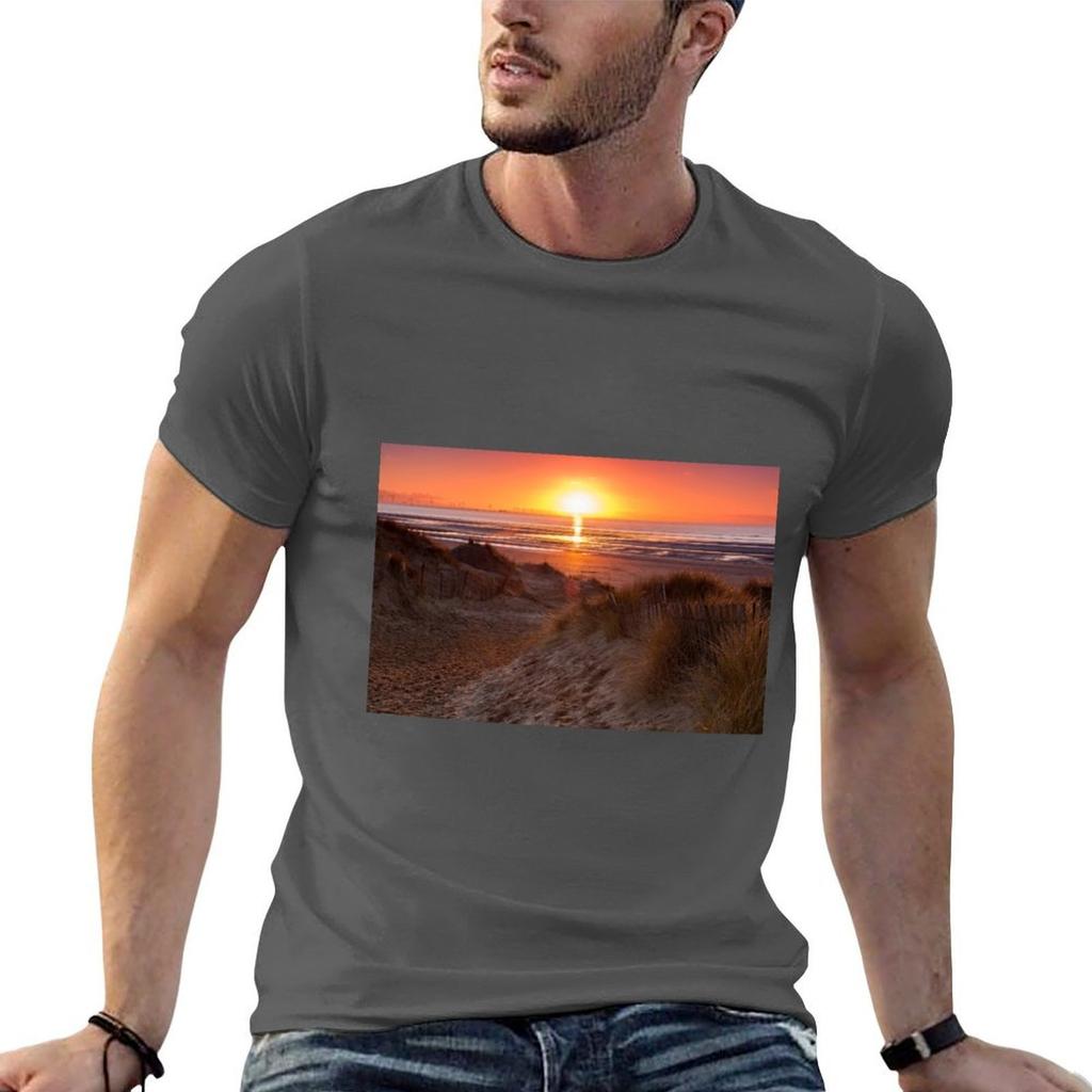 Beach Sunset Tshirt Oversizeds Aesthetic Clothing T Shirts For Unisex