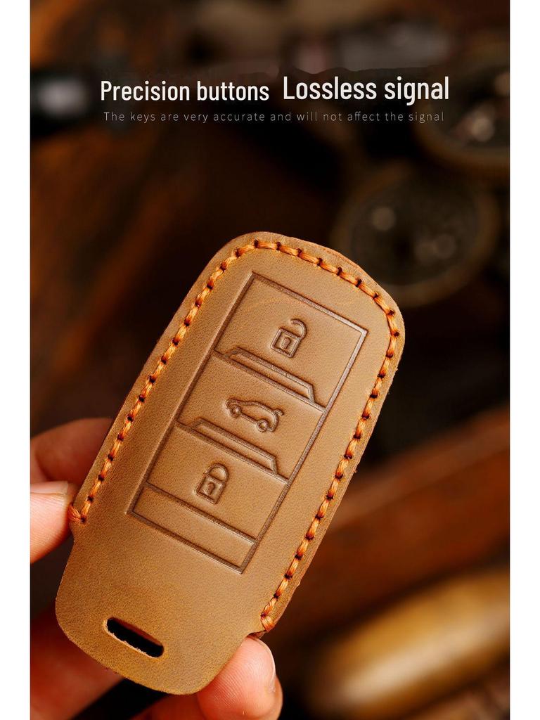 Чехол для ключа Changan CS75: Кожаная защитная сумка для моделей DT/XT/CS55/CS35 Plus/CS85