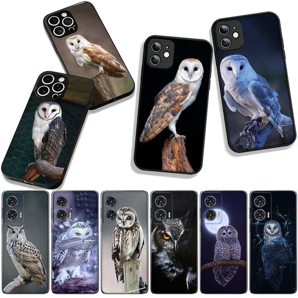 Чехол для Apple iPhone 16 15 14 Plus 13 12 Mini 17 Pro Max + ProMax 16E Air 16+ 15+ Coque Чехол для телефона Птица Сова Милый