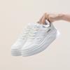 Autumn New Ins Breathable White Shoes for Women Low-Top Casual Board Shoes Platform Platform Shoes for Women