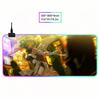 Арт Йонейама Май Коврик для мыши RGB Игровой коврик для мыши HD Геймерский Большой LED-подсветка XXL Коврики для мыши ПК Компьютерный коврик Нескользящий