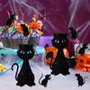 8 шт./набор Хэллоуин украшение реалистичный дизайн 3D кошки мышь статуя настольное украшение ужас декор