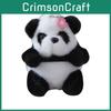 Adorable Black And White Panda Plush Toy Backpack Pendant For Cute Kids' Accessories