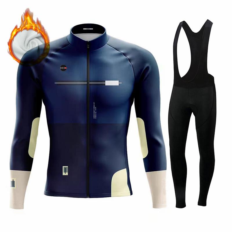 Комплект зимней велосипедной джерси Gobikful с термофлисом, велосипедная одежда, велосипедная одежда, костюм для катания на горном велосипеде