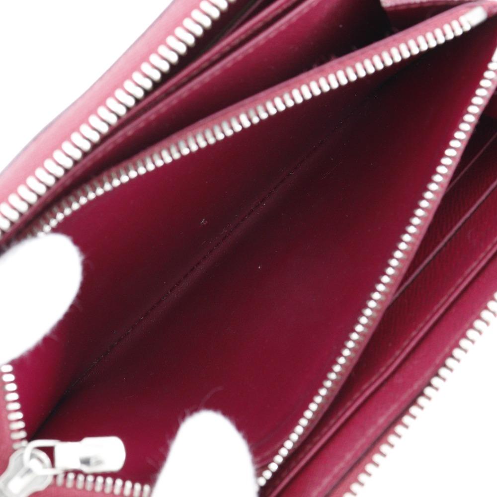 LOUIS VUITTON Zippy wallet Purse Red Epi Leather Women Used