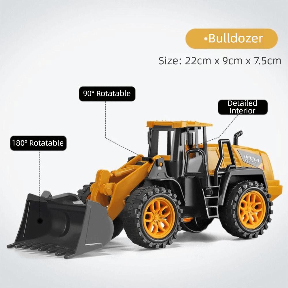 Pull Back Car Engineering Construction Truck Plastic Construction Dump Truck  Boys Toys