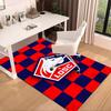 1PC Olympique Football Crest Rug Game Carpet, Floor Mat for Bedroom Living Room Entryway Rug, Home Decor Idea Gift for Christmas birthday