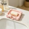 Waterproof Soap Case Cheese Shaped Box, 3D Printed Draining Holder, Creative Drainer Box Tray for Family Hotel Bathroom Sink Stable