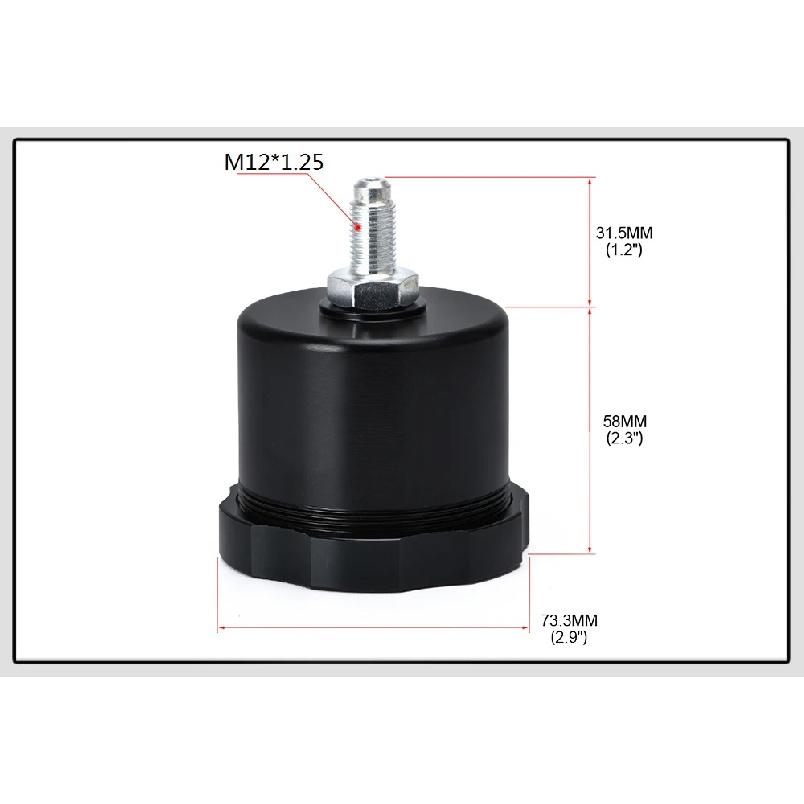 WLR - Aluminum Car Hydraulic Drift Rally M12*1.25 Handbrake Oil Tank For Fluid Reservoir E-brake WLR4611