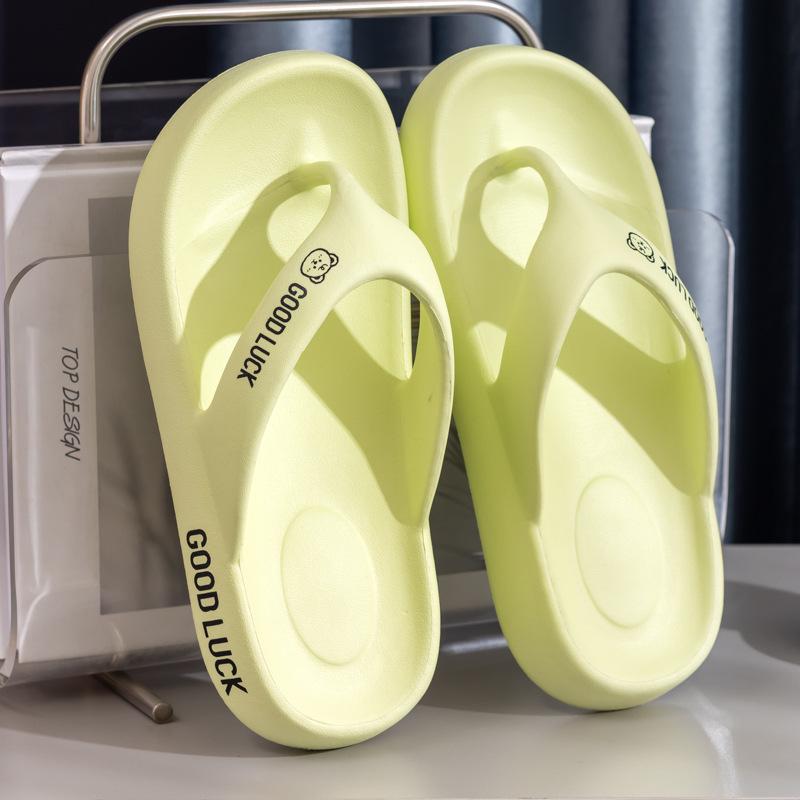 Женские тапочки, летние шлепанцы на платформе для пар, нескользящие, с мягкой подошвой, удобные, с открытым носком, модные, с жемчугом, дизайнерские, для отдыха на пляже