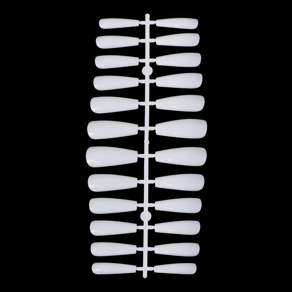 24 шт./набор художественных маникюрных накладных ногтей с полным покрытием, накладные ногти в форме балерины, накладные ногти в форме гроба