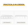 8m x 4m Garden Gazebo Marquee Party Tent Wedding Portable Garage Carport Event shelter Car Canopy Outdoor Heavy Duty Steel Frame Waterproof Rot