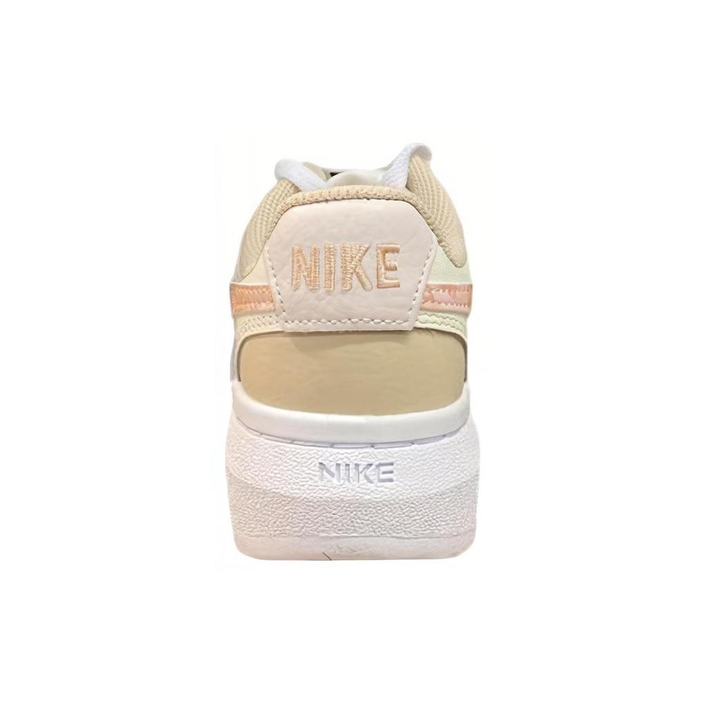 Nike Court Vision 1 Alta Кожа Толстая подошва Нескользящие Износостойкие Кроссовки на платформе Низкие кроссовки Женские кроссовки Желтый Розовый FD9921-181