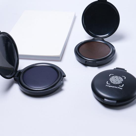 3 шт. подушечки для отпечатков пальцев, черные, синие, красные, быстросохнущие, водостойкие, прозрачные, для отпечатков пальцев