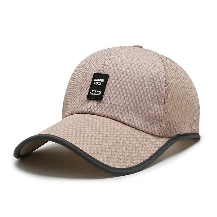 Летняя новая бейсболка в корейском стиле, универсальная кепка с козырьком из дышащей сетки для мужчин и женщин, кепка с козырьком из марлевой сетки