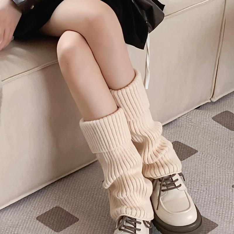 Thickened Leg Warmers Long Socks Korea Style Uniform Fashion Lolita Girl Loose Bubble Sock Women's Versatile Stockings