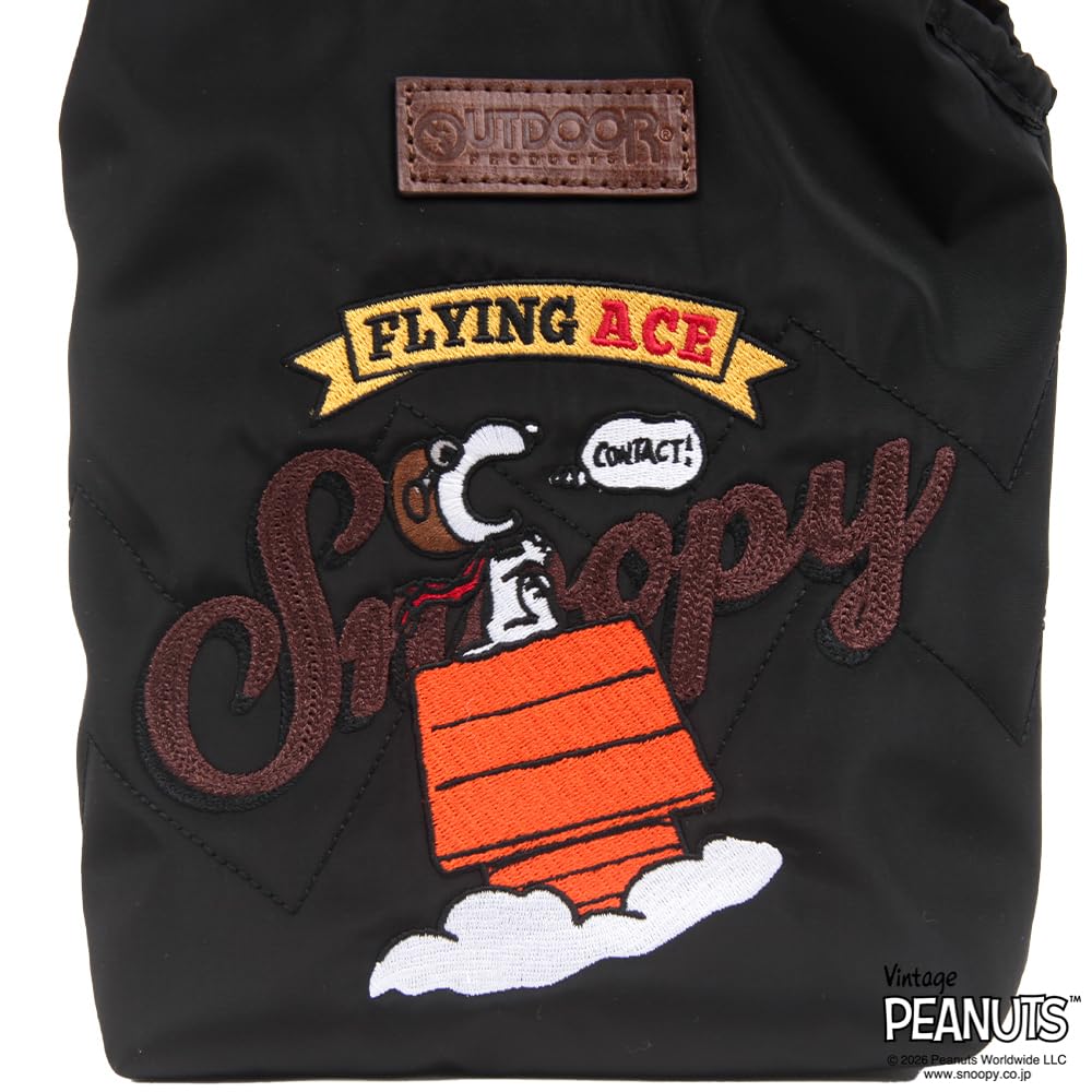 Коллекция Snoopy Мини-сумка через плечо ODB039 Черный OUTDOOR PRODUCTSPEANUTS