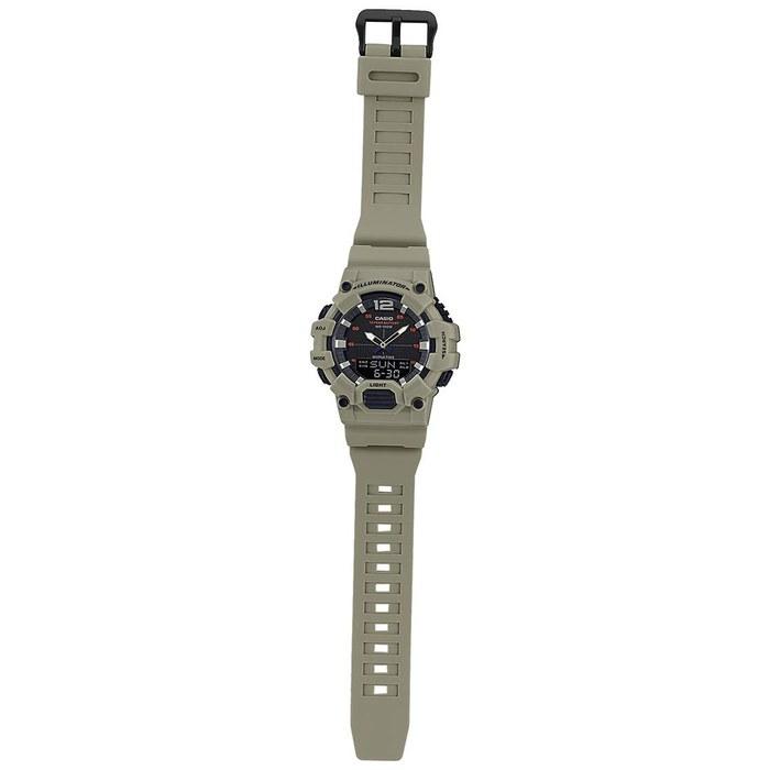 Мужские часы Casio - HDC-700-3A3VDF (Черный Циферблат, Зеленый Ремешок)