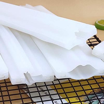 Силиконовая трубка-столбик, форма для мыла, свечей, антипригарная, для встраивания, принадлежности для мыловарения (Снежинка)