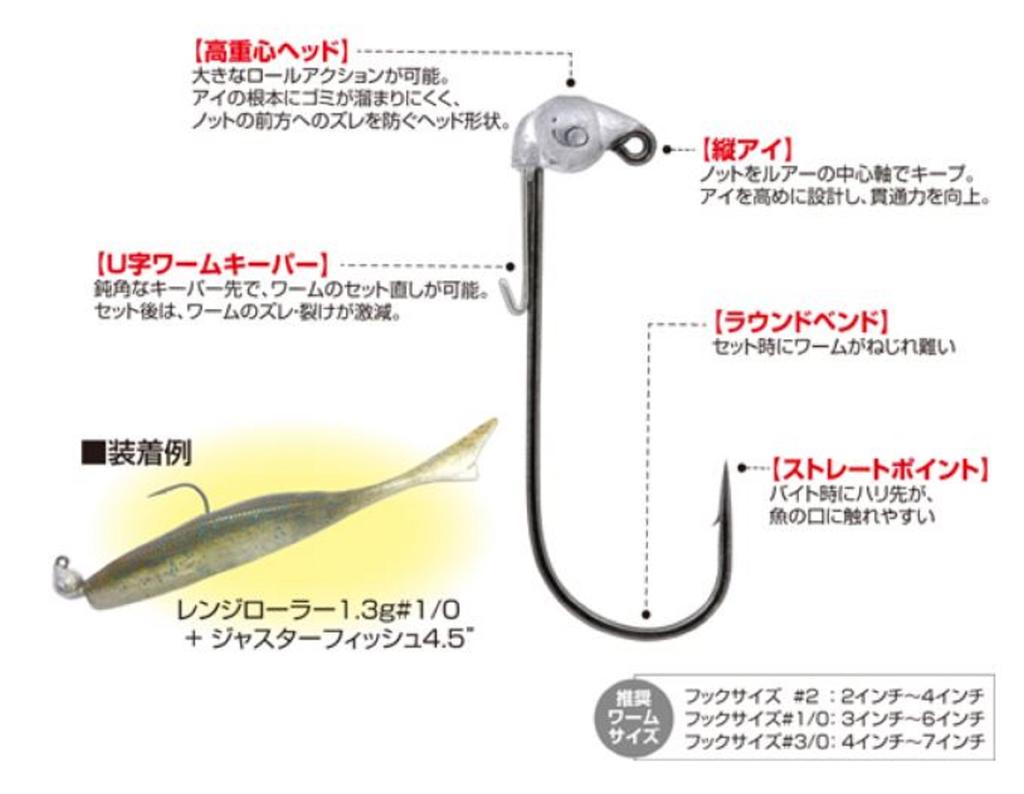 Owner JH-12 Ролик для джиг-головки 1,8 грамм Размер 1/0 (1390)
