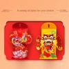 3D Three-dimensional Red Envelope Personalized Special-shaped Pull-out High-end Red Envelope For New Year Wedding Party Supplies