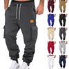 Men'S Sports Pants Running Pants Outdoor Pocket Work Pants Casual Pants