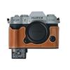 PU Leather Camera Half Case for Fujifilm Fuji XT50 XT30 XT30II XT20 XT10 XT5 XS10 XS20 XH2 XH2S X100V Battery Opening Cover