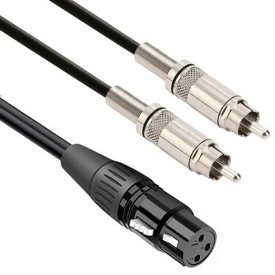 Luxferre xlr rca конверсионный кабель rca xlr конверсионный кабель xlr в 2 rca xlr женский кабель rca 1 м двойной rca мужской кабель xlr xlr конверсионный кабель xlr микрофон